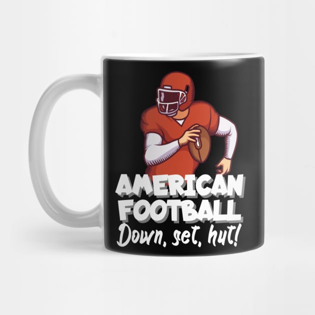 American football down, set, hut! by maxcode